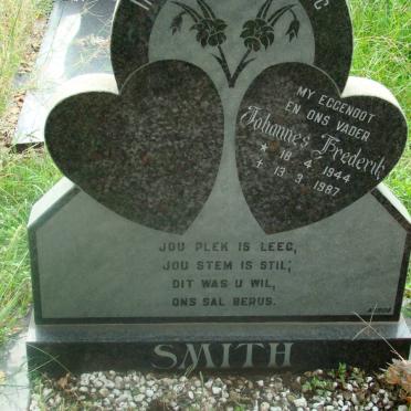 SMITH Johannes Frederik 1944-1987