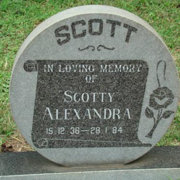 SCOTT Alexandra 1936-1984