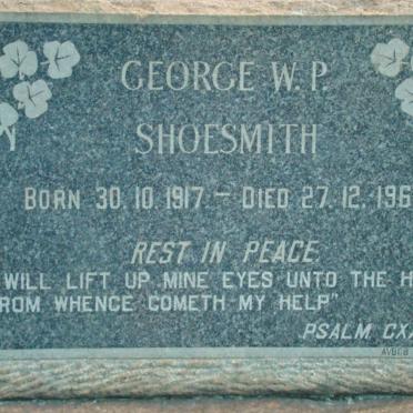 SHOESMITH George W.P. 1917-1964