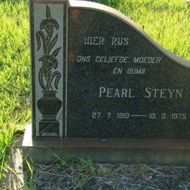 STEYN Pearl 1910-1975