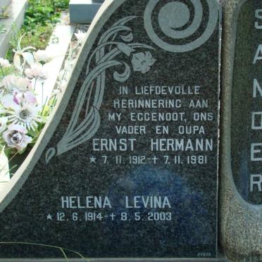 SANDER Ernst Hermann 1912-1981 &amp; Helena Levina 1914-2003