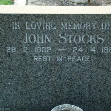 STOCKS John 1932-1980