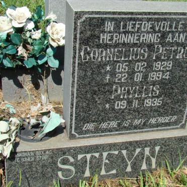 STEYN Cornelius Petrus &amp; Phyllis 1935-