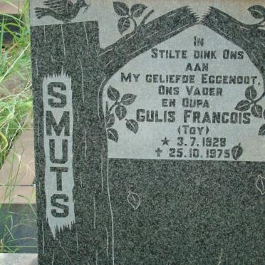 SMUTS Gulis Francois 1928-1975