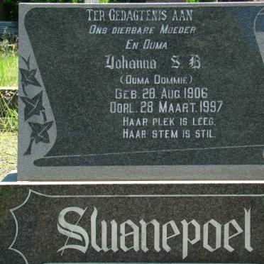 SWANEPOEL Johanna S.B. 1906-1997