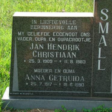 SMALL Jan Hendrik Christiaan 1909-1983 &amp; Anna Gertruida 1917-1990