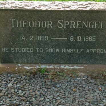 SPRENGEL Theodor 1899-1965