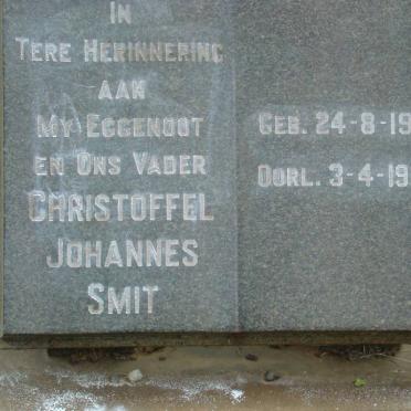 SMIT Christoffel Johannes 1910-1968