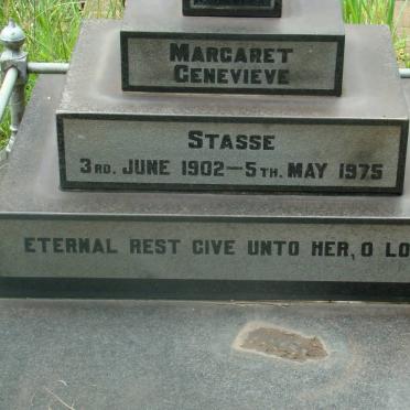 STASSE Margaret Genevieve 1902-1975