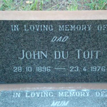TOIT John, du 1896-1976
