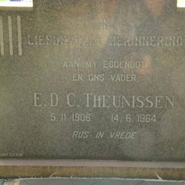 THEUNISSEN E.D.C. 1906-1964