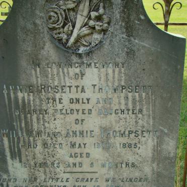 THOMPSETT Annie Rosetta -1885