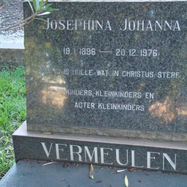 VERMEULEN Josephina Johanna 1896-1976