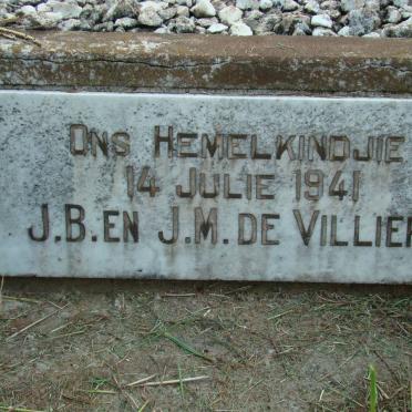 VILLIERS child, de -1941
