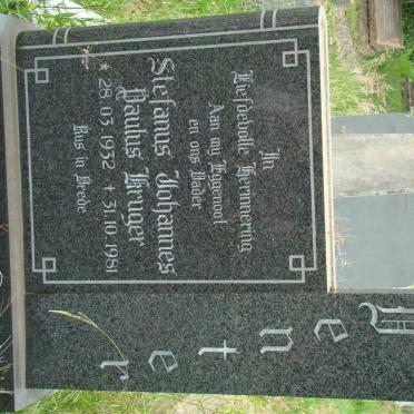 VENTER Stefanus Johannes Paulus Kruger 1932-1981