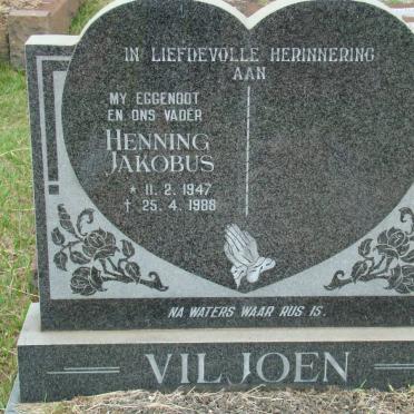 VILJOEN Henning Jakobus 1947-1988