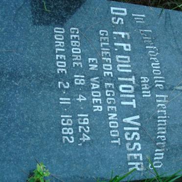 VISSER F.P. du Toit 1924-1982
