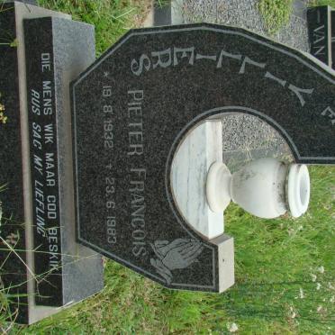 VILLIERS Pieter Francois, de 1932-1983