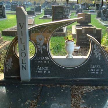 VILJOEN Johann 1954- &amp; Alice 1960- :: VILJOEN Liezl 1984-1990