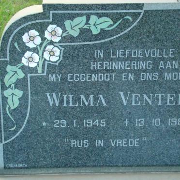 VENTER Wilma 1945-1984