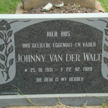WALT Johnny, van der 1931-1989
