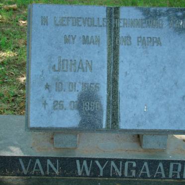 WYNGAARD Johan, van 1955-1990
