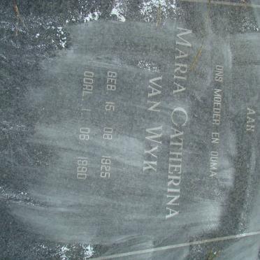 WYK Maria Catherina, van 1925-1990