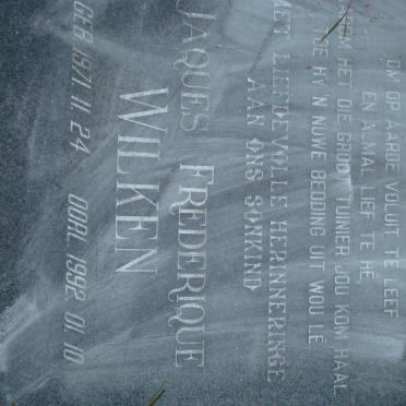 WILKEN Jaques Frederique 1971-1992