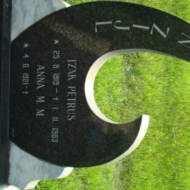 ZIJL Izak Petrus, van 1919-1983 &amp; Anna M.M. 1921-