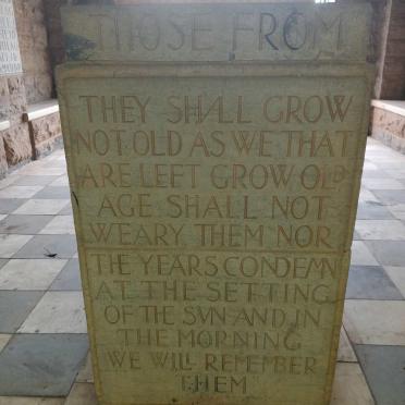 3. Great War memorial