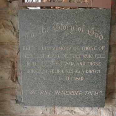 8. Memorial tablet of the 1939-1945 War