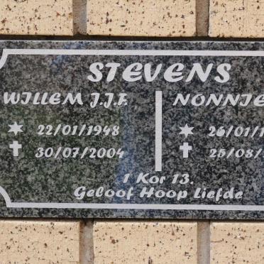 STEVENS J.J.F. 1948-2004 &amp; S.J. 1951-2007