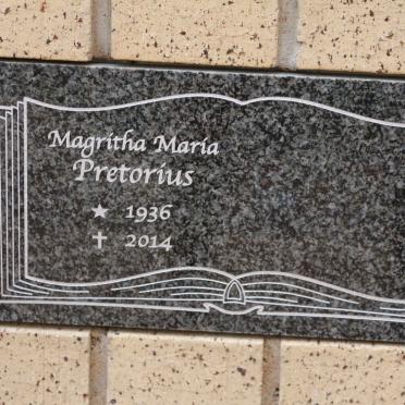 PRETORIUS Magritha Maria 1936-2014