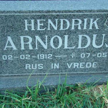 ARNOLDUS Hendrik 1912-1994