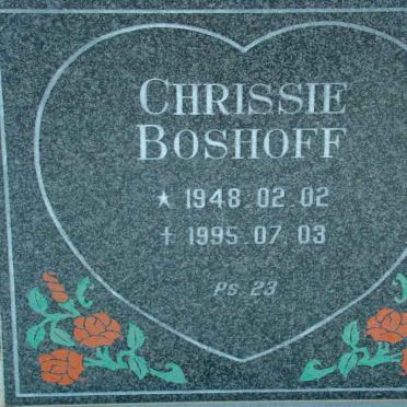 BOSHOFF Chrissie 1948-1995