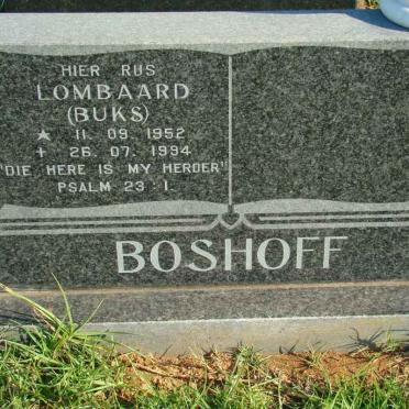 BOSHOFF Lombaard 1952-1994