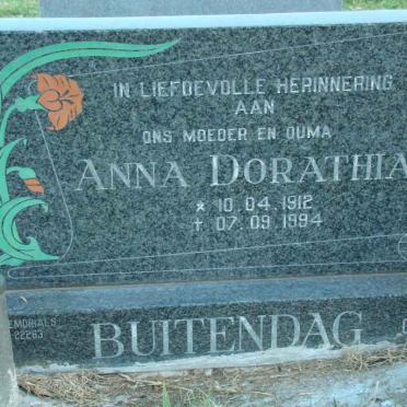 BUITENDAG Anna Dorathia 1912-1994