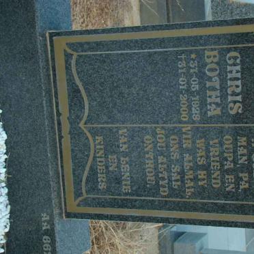 BOTHA Chris 1928-2000