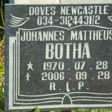 BOTHA Johannes Mattheus 1970-2006