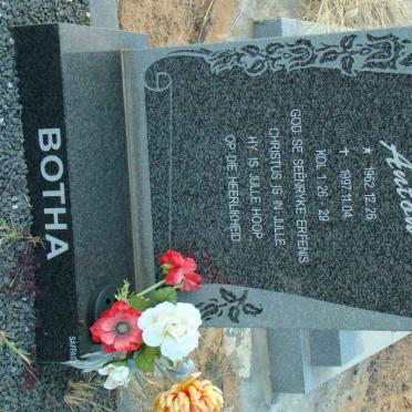 BOTHA Anton 1962-1997