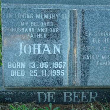BEER Johan, de 1957-1995