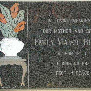 BOWERS Emily Maisie 1906-1995
