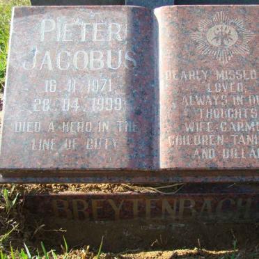 BREYTENBACH Pieter Jacobus 1971-1999