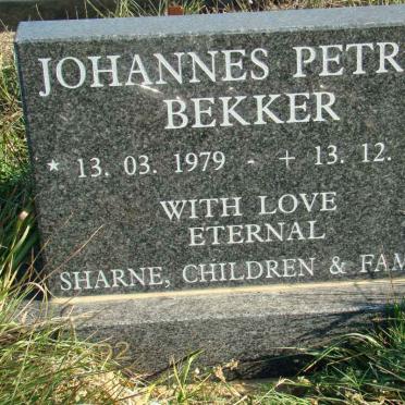 BEKKER Johannes Petrus 1979-2005