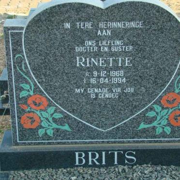 BRITS Rinette 1968-1994