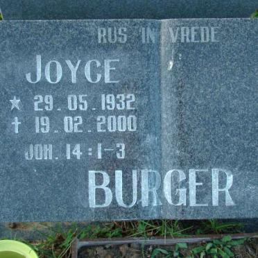 BURGER Joyce 1932-2000