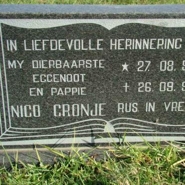 CRONJE Nico 1953-1997