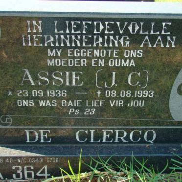 CLERCQ J.C., de 1936-1993