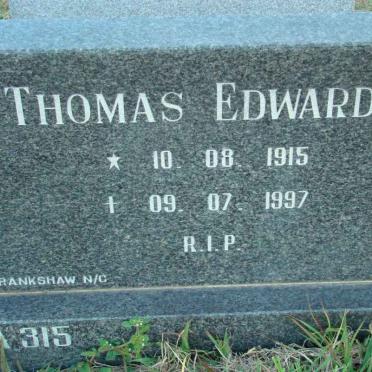 EDWARDS Thomas 1915-1997