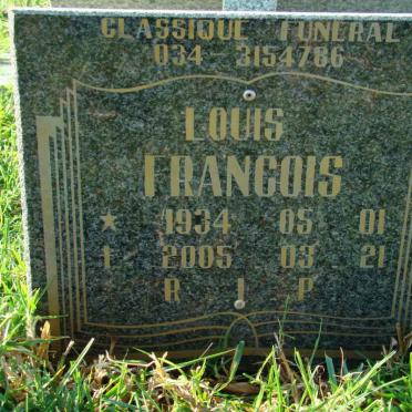 FRANCOIS Louis 1934-2005